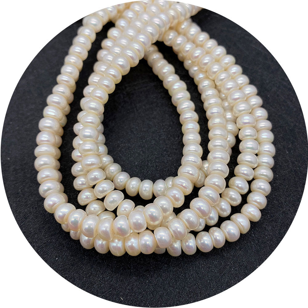 Natural Freshwater Pearl Loose Bead Jewelry Necklace Accessories - Image 2
