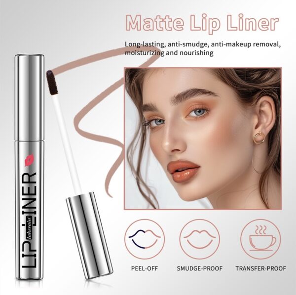 Nonstick Cup Long-lasting Stripping Tear And Pull Lip Liner Not Smudge Pen