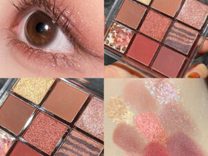 DIKALU Nine-color Eye Shadow City Cold And Warm Plate Shimmer Matte Acrylic Transparent Nine-grid Eye Shadow