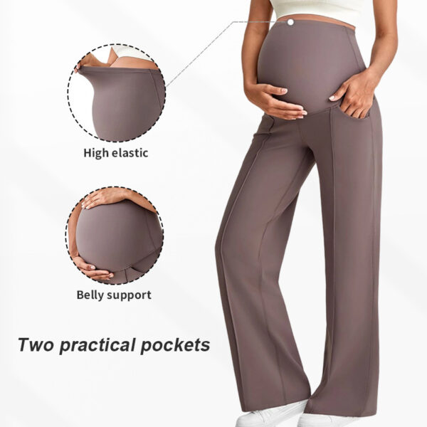 Maternity Belly Support Straight Leg Pants
