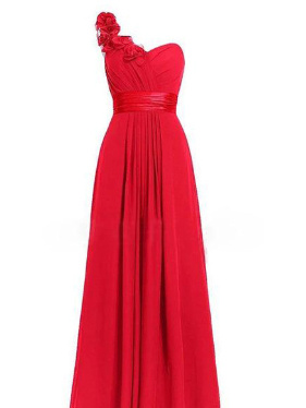 Women's Multi Colored Slanted Neck Sleeveless Strapless Long Dress - Image 5