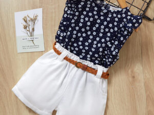 Kids Baby Girls Clothes New Short Sleeve T-Shirt Pants Dress