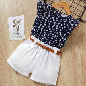 BABYNBEAUTY-Where Cuteness Meets Radiance for Your Little one - BabynBeauty 91 Kids Baby Girls Clothes New Short Sleeve T-Shirt Pants Dress