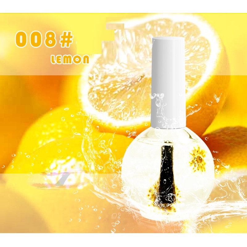 Nail Beauty Dried Flowers Nutrition Nail Treatment Oil Anti-agnail Nail Edge Moisturizing Nail Base Coat Natural Dried Flower Nutrient Solution - Image 10