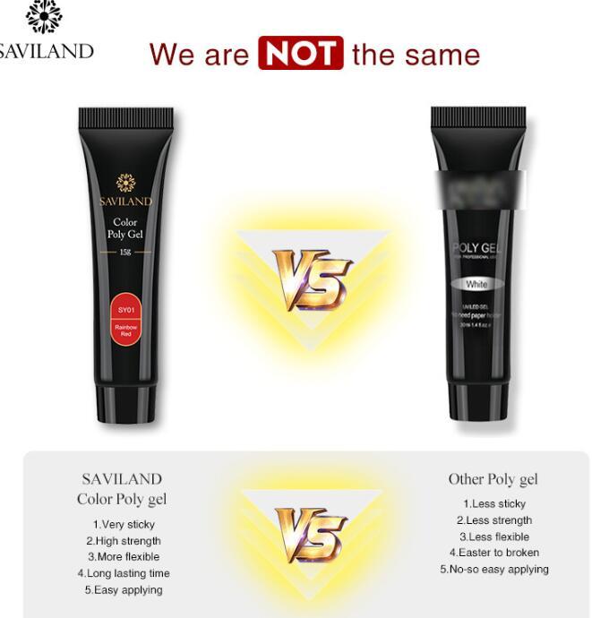 15g nail colored crystal extension glue - Image 3