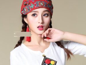 Yunnan Ethnic Embroidery Flower Hat Women