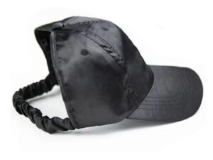 Satin Backless Ponytail Hat Baseball Women