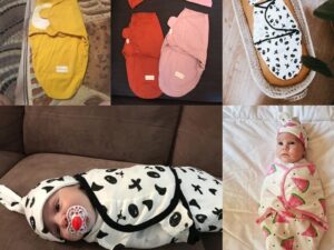 Anti-kicking and anti-startling swaddling blanket for newborns