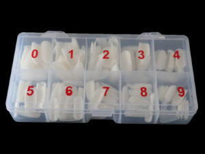 Nail Art 500 Piece Box Armor Pieces Transparent Fully Pasted Half Pasted Pieces Fake Nail Pieces Transparent French Natural