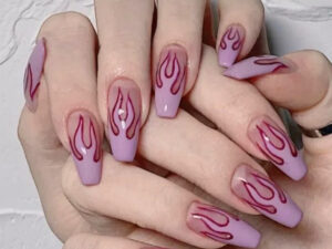 Wearing Nails Finished Soft Nails False Nails