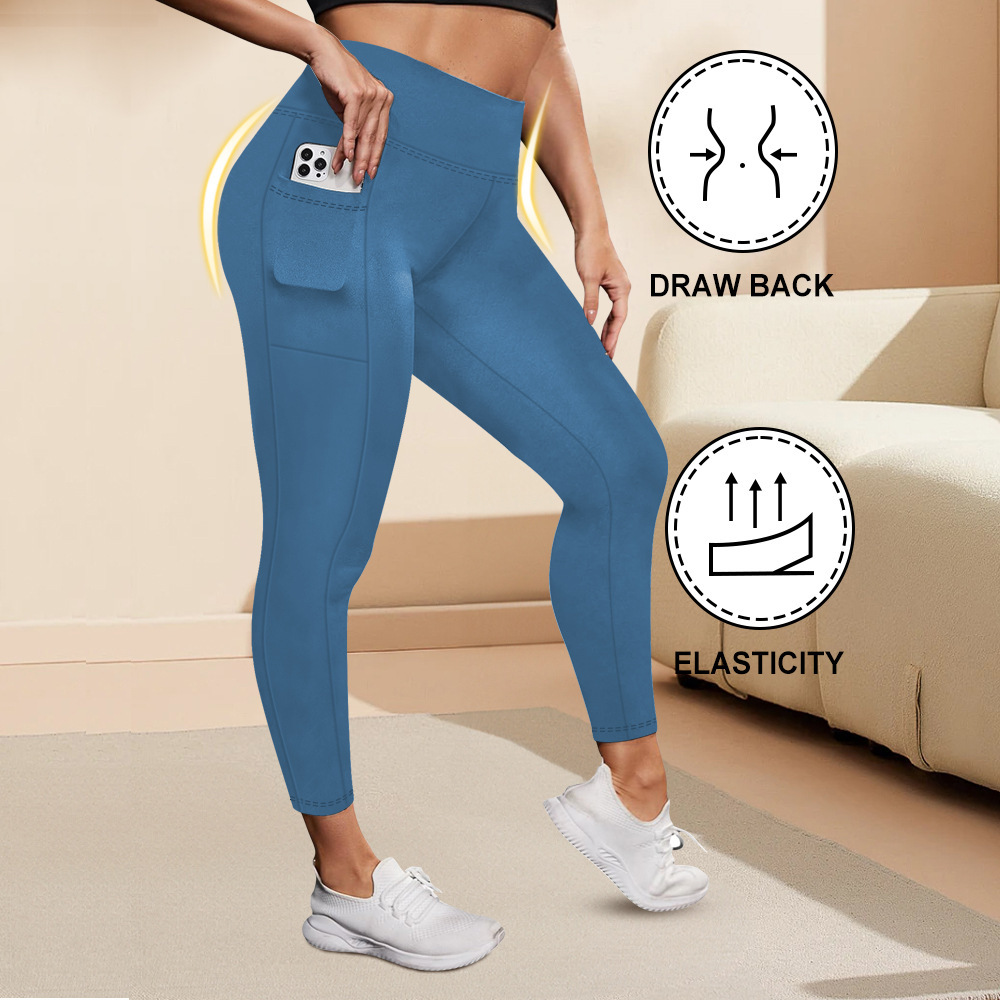 High-Waisted Plus-Size Yoga Leggings For Women Butt-Lifting And Body-Hugging Fit For Fitness - Image 6