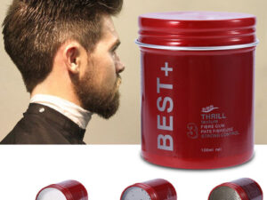 Matte styling, mud, fluffy hair