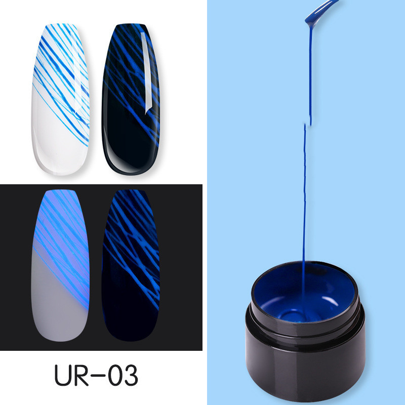 Manicure Luminous Nail Art Spider Nail Gel UV Nail Polish - Image 4