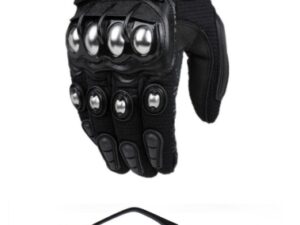 Motorcycle Gloves and Glasses Set
