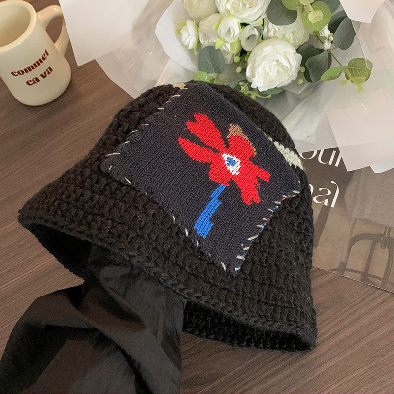 Simple Knitting Bucket Hat Women - Image 2