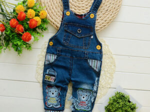 Kids Strap Jeans For Boys And Girls