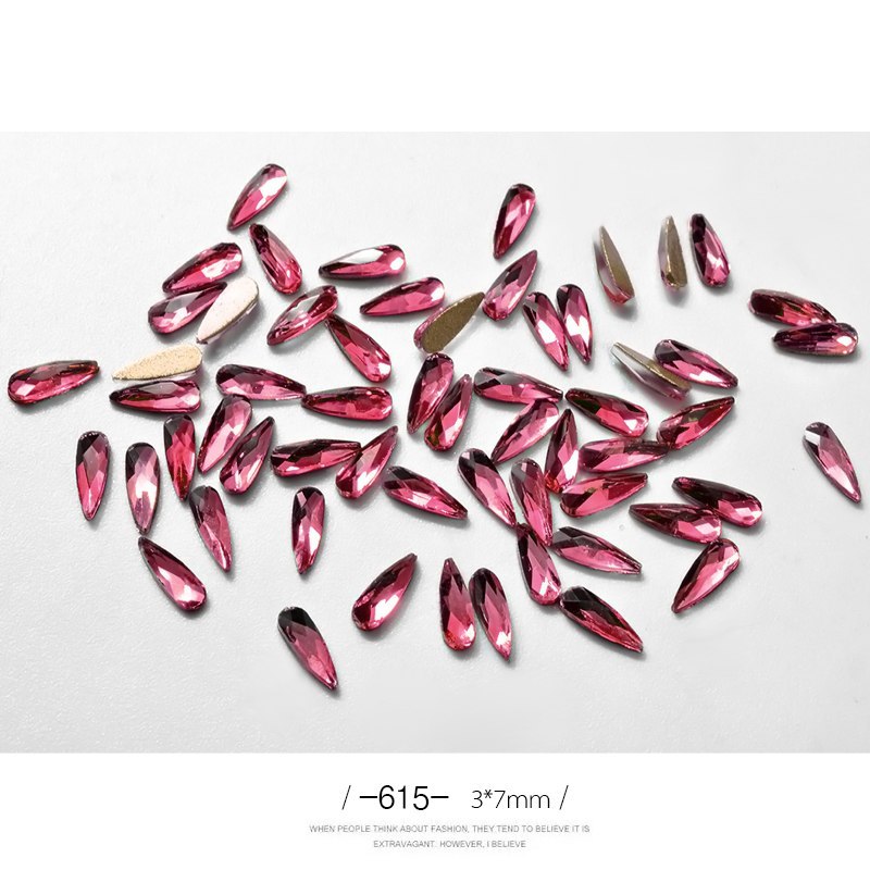 10Pcs 3D Nail Art Rhinestones Long Water Drop Shaped Glitter Nail Art Decorations Accessoires Nail Supplies - Image 7