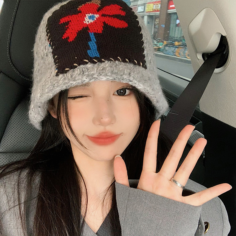 Simple Knitting Bucket Hat Women - Image 8