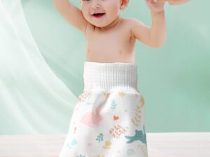 Baby diaper skirt