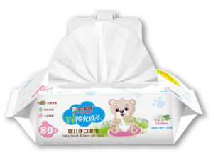 Wet wipes baby 80 pumping baby wipes with lid