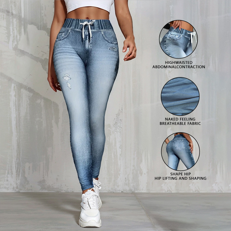 High-elastic Butt-lifting Base Leggings For Women