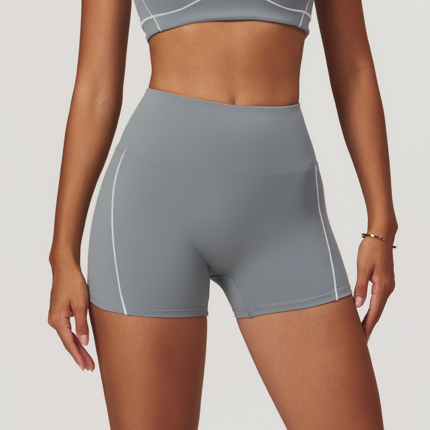 Fashion Personalized Yoga Fitness Shorts For Women - Image 3