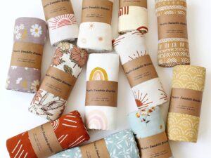 Bamboo Cotton Gauze Gro-bag Baby Wrapping Baby Swaddling Quilt Cover Blanket