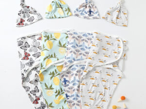 Baby Swaddling Scarf With Hat Suit