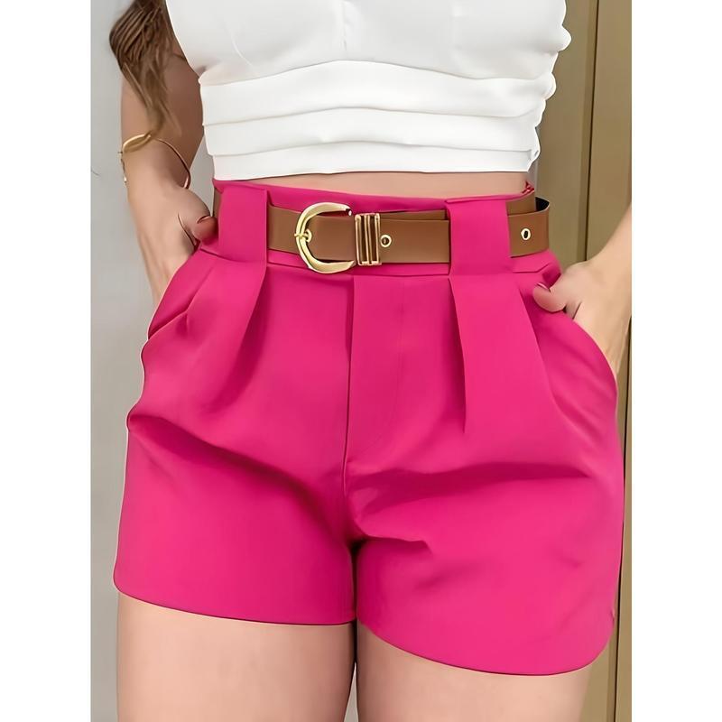 Elegant White Casual Shorts For Women - Image 3