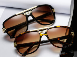 Fashionable male glasses