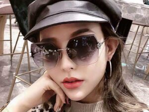 Street clap glasses sun shade sunglasses