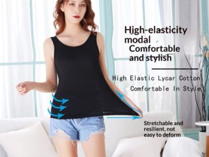 Bright Red Camisole Womens Base-Layer Tank Top Thin Style