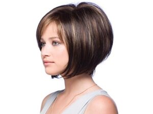 Short straight hair brown fashion wig