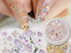 Flower Butterfly Nail