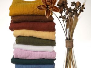 Newborn Baby Pure Cotton Gauze Solid Color Swaddling Bath Towel Covering Blanket