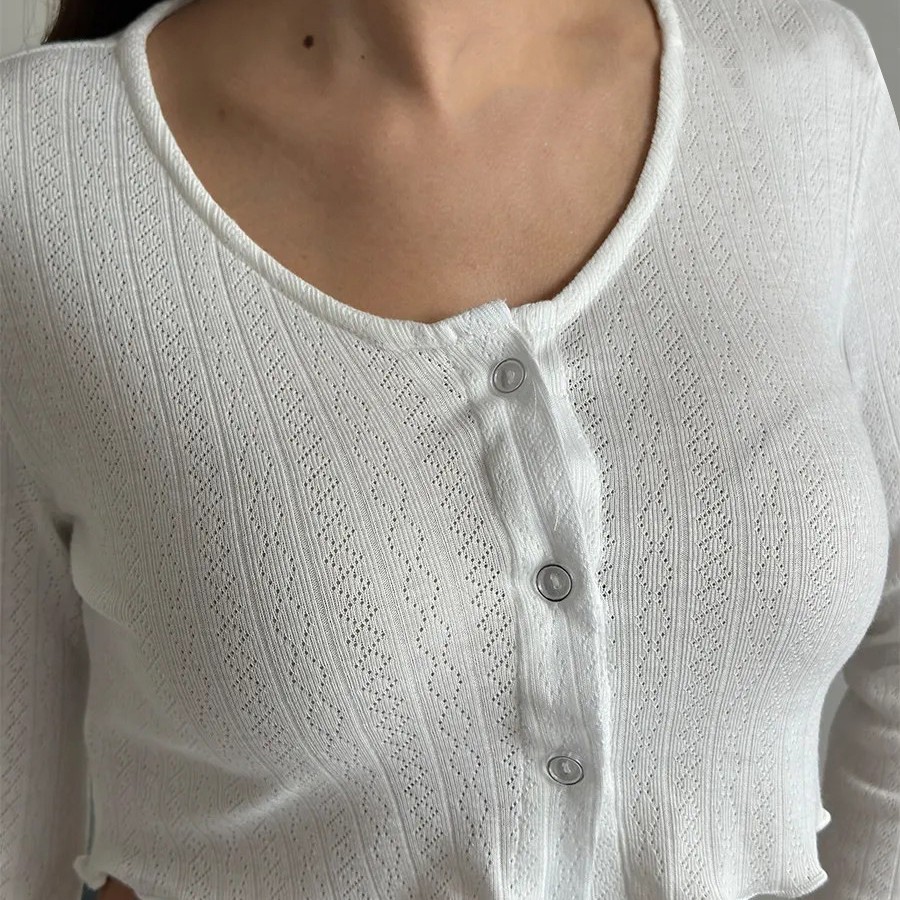 Pajamas Long Sleeve Shorts Suit For Women - Image 4