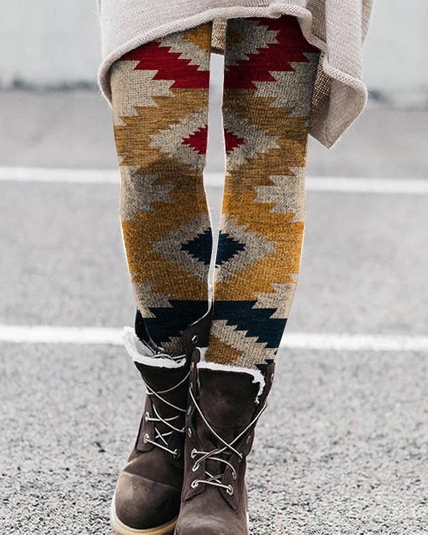 Hawaiian Style Digital Printing 3D Leggings For Men And Women - Image 4