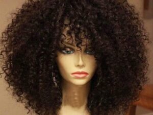 Afro-black Volume Puffy Explosion Solid Color