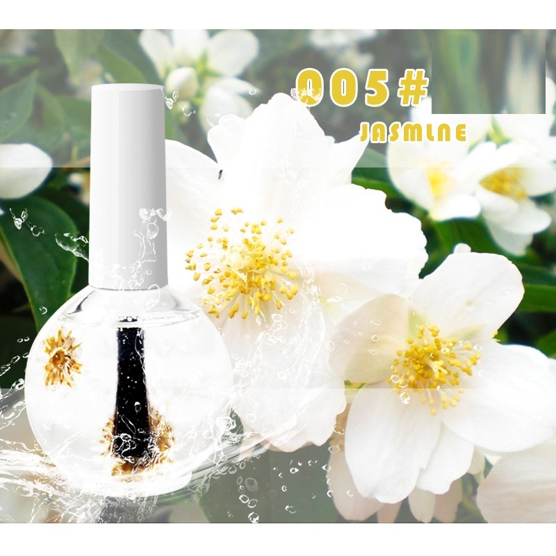 Nail Beauty Dried Flowers Nutrition Nail Treatment Oil Anti-agnail Nail Edge Moisturizing Nail Base Coat Natural Dried Flower Nutrient Solution - Image 7