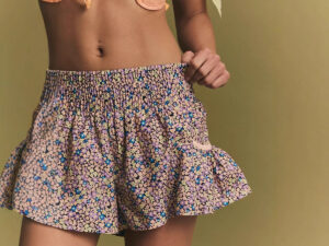 Fashionable Printed Wide-Leg Shorts For Women