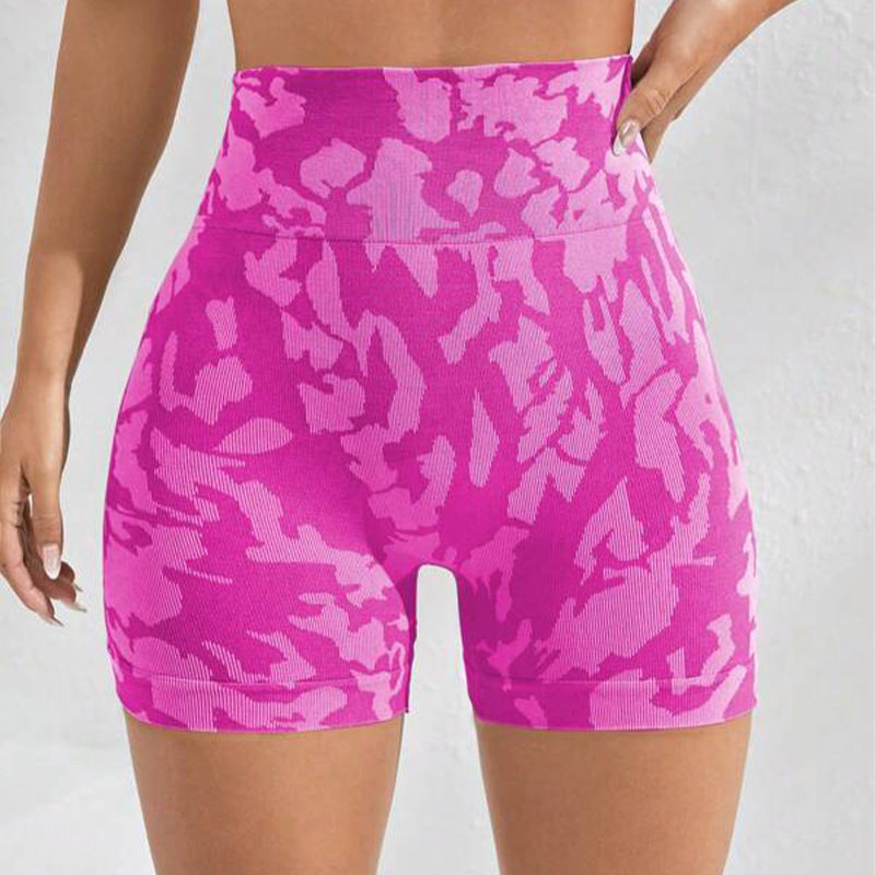 Fashion Tie-dye Tight Yoga Shorts For Women - Image 9
