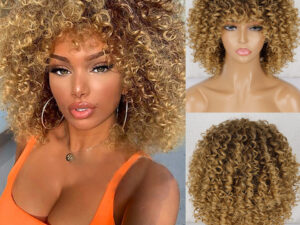 Synthetic Afro Curly Wig African Wigs For Black Women