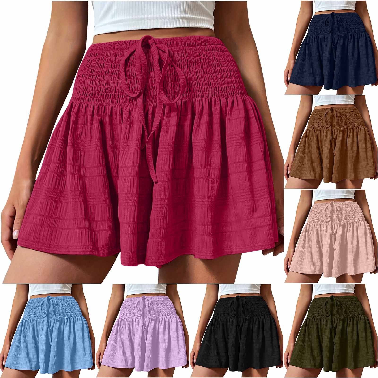Stylish And Minimalist Drawstring Shorts For Women - Image 2