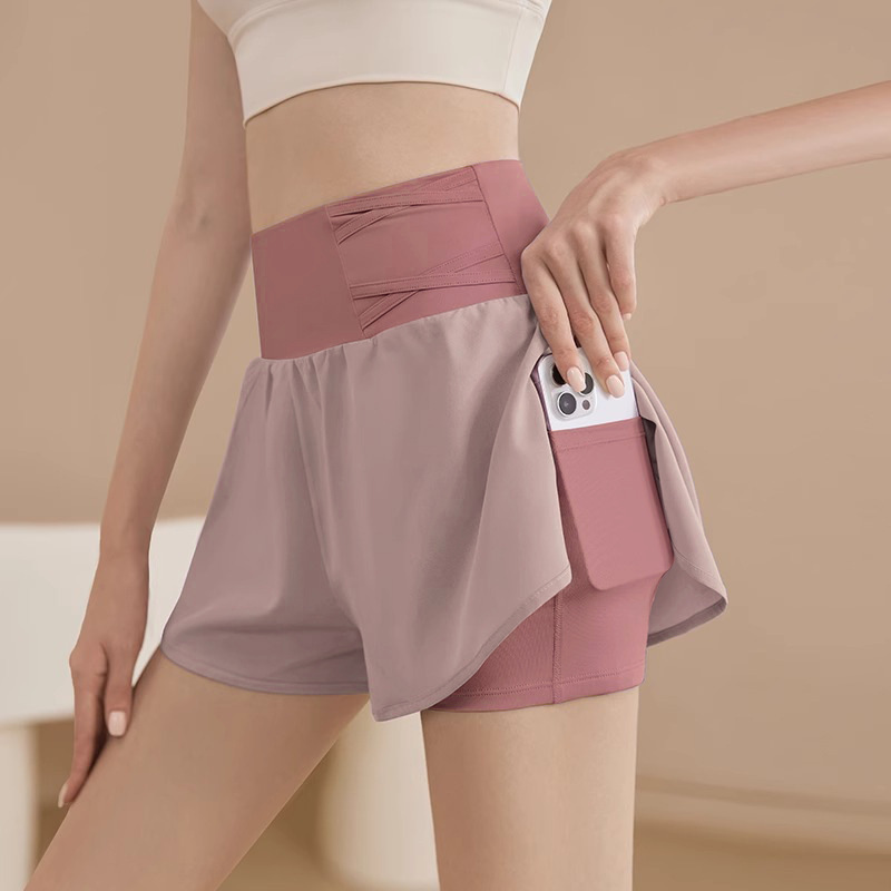 Loose Anti-exposure Sports Shorts For Women