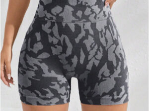 Fashion Tie-dye Tight Yoga Shorts For Women