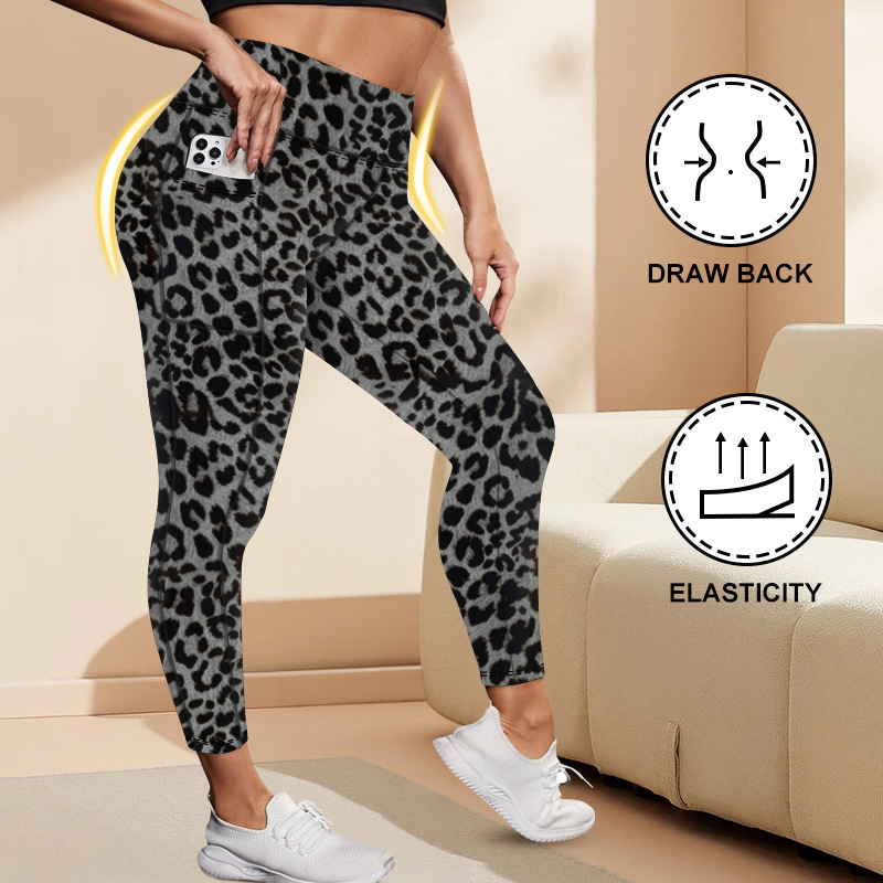 High-Waisted Plus-Size Yoga Leggings For Women Butt-Lifting And Body-Hugging Fit For Fitness - Image 10