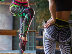 Fashion Spider Web Print Leggings For Women No See-Through Tummy Control Soft Yoga Pants Womens Workout Athletic Running Leggings