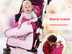 Baby Go Out Swaddling Quilt Sleeping Bag Autumn And Winter Newborn
