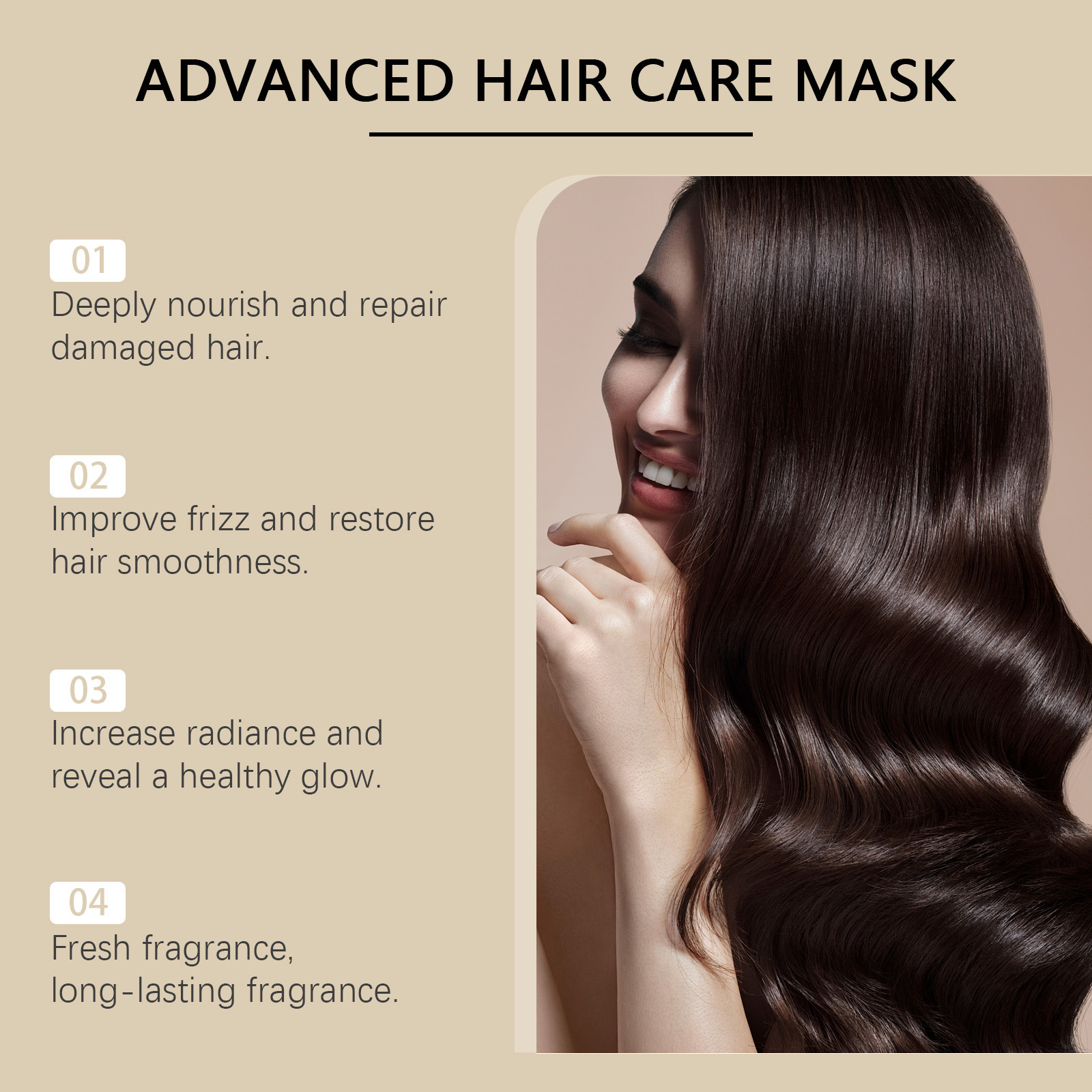 Moisturizing Care Hair Mask Nourishing Hair Care And Improving - Image 4