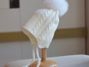 Cute Braid Woolen Cap Women